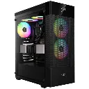 GABINETE GAMDIAS AURA GC5 ELITE ARGB NEGRO DIGITAL ATX S/FUENTE CRISTAL AU-GC5 ELITE ARGB 11M DE GARANTIA