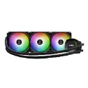 ENFRIAMIENTO GAMDIAS AURA GL360 LITE ARGB NEGRO 360MM AM5/LGA1851 AU-GL360 LITE 11M DE GARANTIA