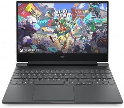 LAPTOP HP VICTUS CORE I7 13620H 512GB SSD 16GB DDR5 RTX 5060 15.6 FHD TEC/ING W11H PLATA 15-FA2787NR BM7B7UA 12M DE GARANTIA