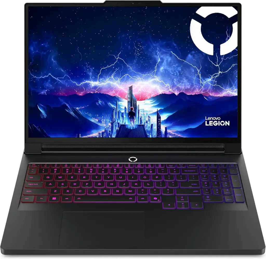 LAPTOP LENOVO LEGION CORE ULTRA 9 275HX 1TB SSD 64GB DDR5 RTX 5080 16" WQXGA TEC/ING W11H NEGRO LEGION PRO 7 16IAX10H 83F50015US 1AÑO DE GARANTIA