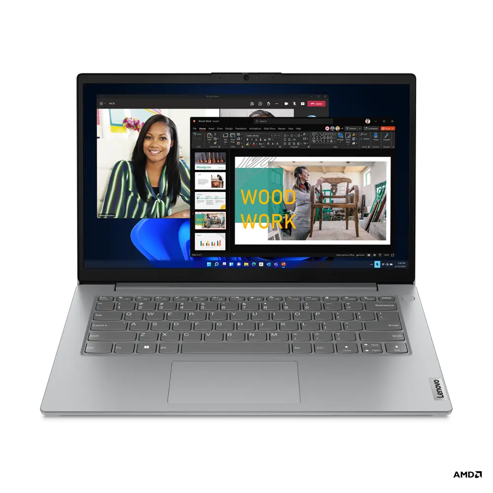LAPTOP LENOVO V14 RYZEN 5 7520U 512GB SSD 16GB DDR5 14 FHD W11P GRIS V14 G4 AMN 82YT00Q7LM GARANTIA CON FABRICANTE