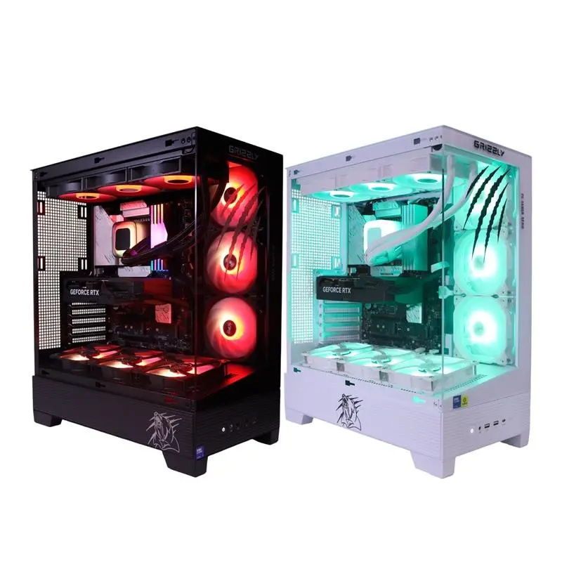 PC GAMER GRIZZLY INTEL CORE ULTRA 7 265F 5.30GHZ RTX5070 32GB NV3 1 TB WIFI BT DISPONIBLE EN BLANCO Y NEGRO PG-INTEL088 1 AÑO DE GARANTIA 