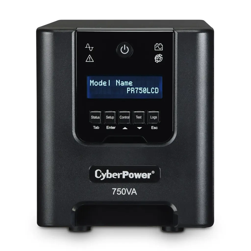 NOBREAK 750VA 525W CYBERPOWER PR750LCD 6C 1AÑO DE GARANTIA