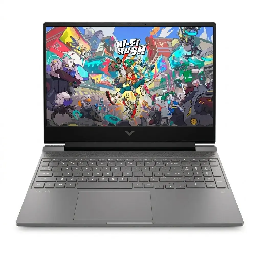 LAPTOP HP VICTUS CORE I5 13420H 512GB SSD 8GB DDR4 RTX3050 15.6 FHD TEC/ING W11H 15-FA2013DX B95WHUA 12M DE GARANTIA