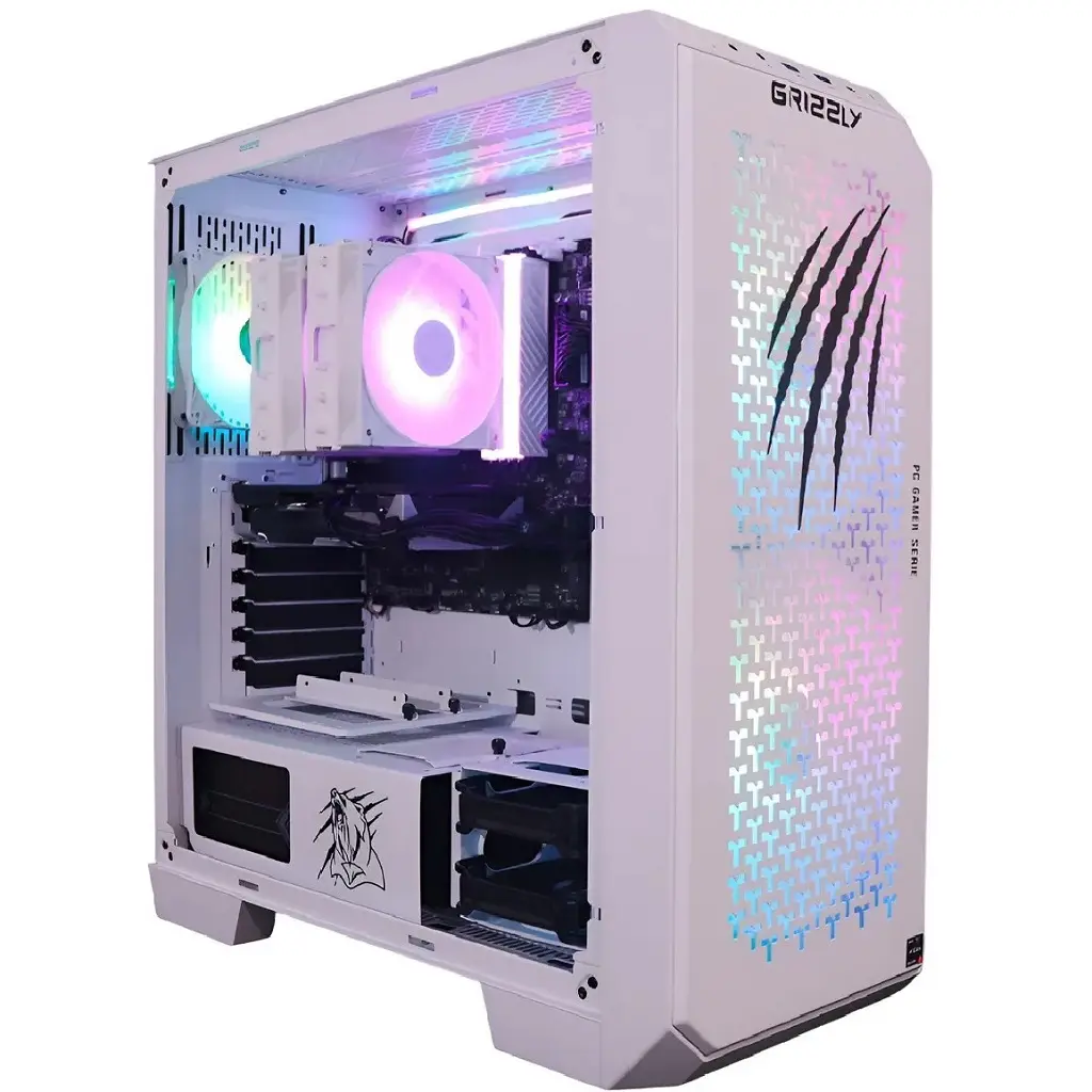 PC GAMER GRIZZLY AMD RYZEN 5 5500X 3D 3.0GHZ RTX5050 32GB NV3 1TB WIFI BT PG-AMD081 12M DE GARANTIA