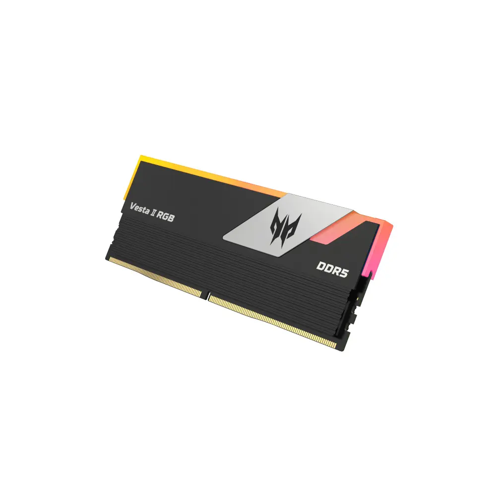 RAM ACER PREDATOR VESTA II DDR5 32GB 2X16 6000MH RGB NEGRO BL.9BWWR.378 12M DE GARANTIA 