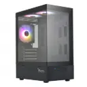 GABINETE XZEAL X-ZYNERGY RGB CON VENTANA MATX S/FUENTE NEGRO XZGAZNY1B GARANTIA DIRECTO CON FABRICANTE