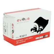 DESCONTINUADO CINTA PARA IMPRESORA EVOLIS YMCKO R3011 PARA PEBBLE DUALYZ QUANTUM SECURION R3011 SIN GARANTIA  