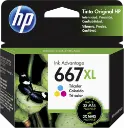 CARTUCHO HP 667XL TRICOLOR ORGINAL 330PGS 3YM80AL SIN GARANTIA  