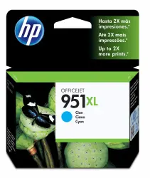 CARTUCHO HP951XL CIAN ORIGINAL 1500PSG CN046AL SIN GARANTIA  