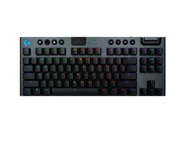 TECLADO LOGITECH G915 X LIGHTSPEED RGB NEGRO BLUETOOTH 920-012715 11M DE GARANTIA