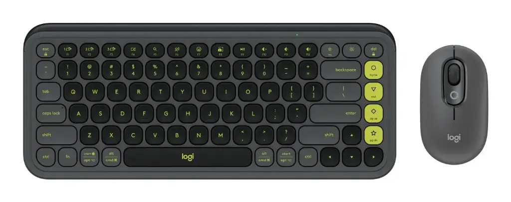 KIT 2 EN 1 LOGITECH POP ICON COMBO BLUETOOTH NEGRO VERDE 920-013052 11M DE GARANTIA