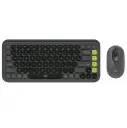 KIT 2 EN 1 LOGITECH POP ICON COMBO BLUETOOTH NEGRO VERDE 920-013052 11M DE GARANTIA