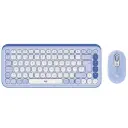 KIT 2 EN 1 LOGITECH POP ICON COMBO BLUETOOTH LILA BLANCO 920-013054 11M DE GARANTIA