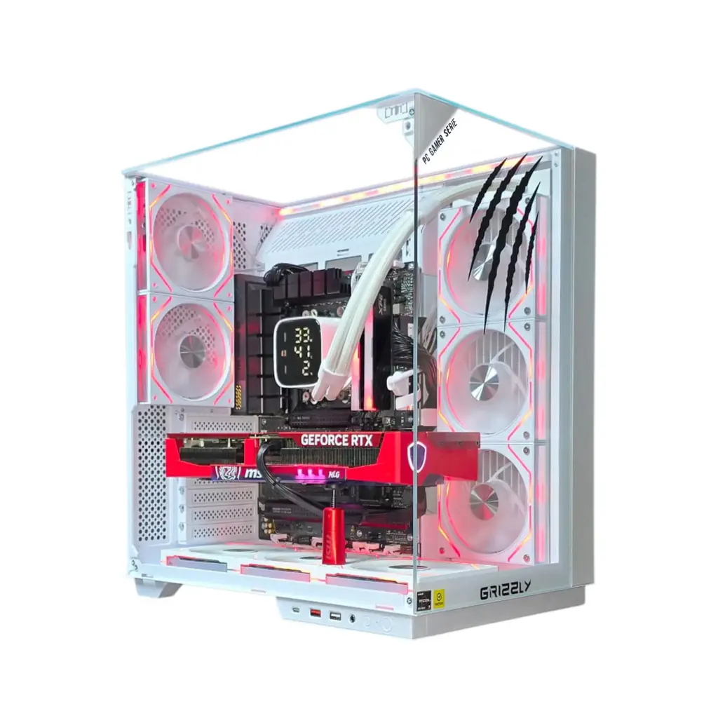 PC GAMER GRIZZLY AMD RYZEN 7 7700X 4.5 GHZ RTX5070TI 32GB NV3 2TB WIFI BT PG-AMD089 UN AÑO DE GARANTIA 