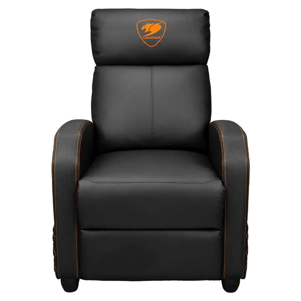 SILLON COUGAR RANGER ELITE BLACK/ORANGE RECLINABLE 3MRAEORB.0001 11M DE GARANTIA