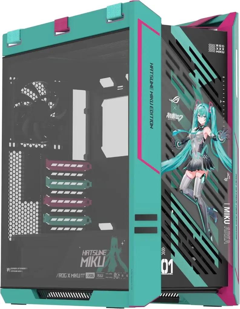 GABINETE ASUS ROG STRIX GX601S EATX HATSUNE MIKU ARGB 90DC00W0-B30010 12M DE GARANTIA