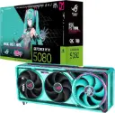 TARJETA DE VIDEO NVIDIA RTX5080 16GB OC GDDR7 ASUS ROG ASTRAL MIKU-W 90YV0LV9-MVAA00 1AÑO DE GARANTIA