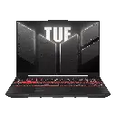 LAPTOP ASUS TUF GAMING RYZEN 7 7445HS 512GB SSD 16GB DDR5 RTX4050 16" W11H TEC/ING FA607NUG-WH73 90NR0MU3-M00AT0 12M DE GARANTIA