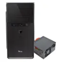 GABINETE STYLOS MINI-TORRE C/FUENTE 500W METAL NEGRO STPGAC5B 11M DE GARANTIA