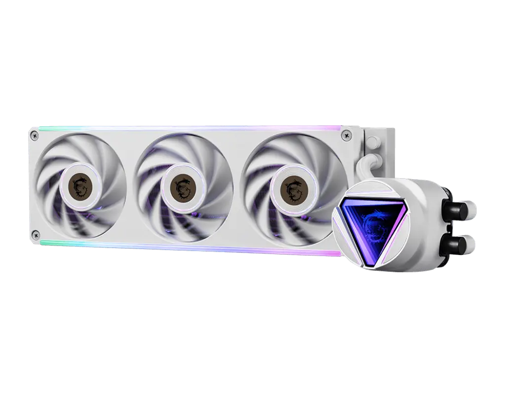 ENFRIAMIENTO MSI CORELIQUID C360 V2 360MM BLANCO ARGB LGA1851/AM5 MAG CORELIQUID C360 V2 WHITE 11M DE GARANTIA