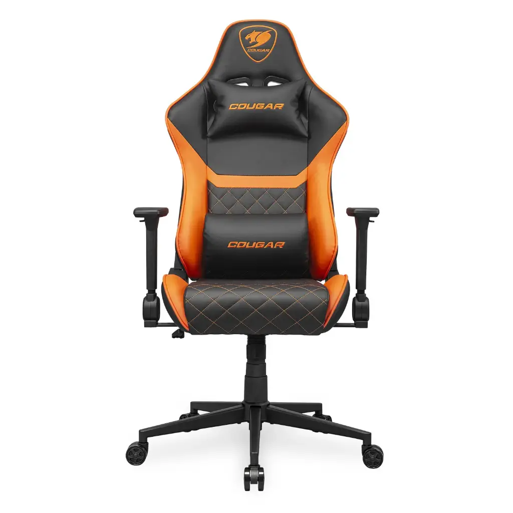 SILLA COUGAR ARMOR ONE V2 NEGRO/NARANJA SOPORTA 120KG 3MAO2ORB.0001 11M DE GARANTIA