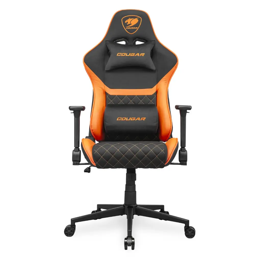 SILLA COUGAR ARMOR ONE V2 F NEGRO/NARANJA SOPORTA 120KG 3MA2FORB.0001 11M DE GARANTIA