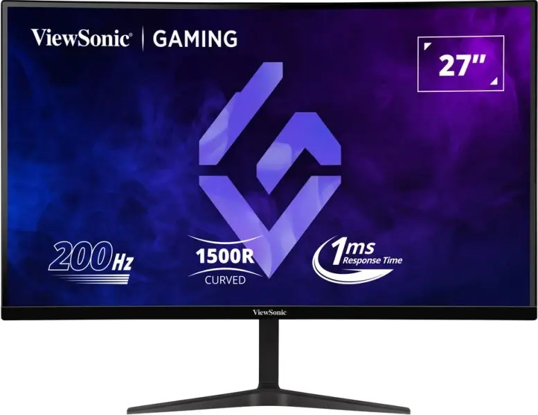 MONITOR 27 VIEWSONIC VX2718-PC-MHD 1MS 200HZ FULL HD GAMER VA CURVO ANTI-GLARE FREESYNC GARANTIA CON FABRICANTE