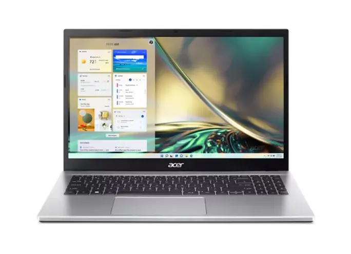 LAPTOP ACER ASPIRE CORE I7 1255U 512GB SSD 8GB DDR4 15.6 W11H PLATA A315-59-72PU NX.K6TAL.00X GARANTIA CON FABRICANTE