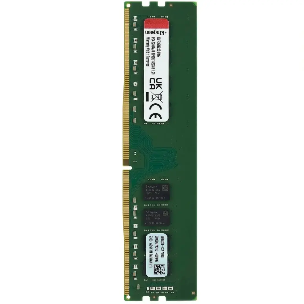 RAM KINGSTON KVR DDR4 16GB 3200 KVR32N22D8/16 12M DE GARANTIA