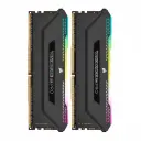 RAM CORSAIR DDR4 VENGEANCE PRO 2X16 32GB 3200 NEGRO RGB CMW32GX4M2E3200C16 12M DE GARANTIA
