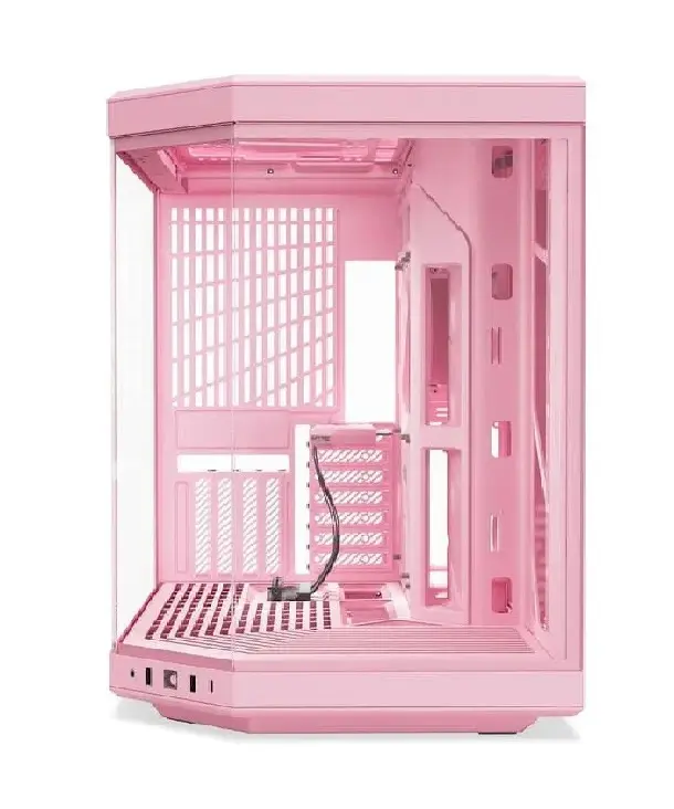 GABINETE HYTE Y70 EATX S/FUENTE CRISTAL STRAWBERRY MILK ROSA CS-HYTE-Y70-SM 12M DE GARANTIA