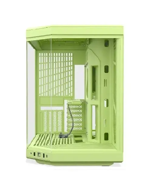 GABINETE HYTE Y70 EATX S/FUENTE CRISTAL MATCHA MILK VERDE OLIVO CS-HYTE-Y70-MM 12M DE GARANTIA