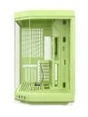 GABINETE HYTE Y70 EATX S/FUENTE CRISTAL MATCHA MILK VERDE OLIVO CS-HYTE-Y70-MM 12M DE GARANTIA