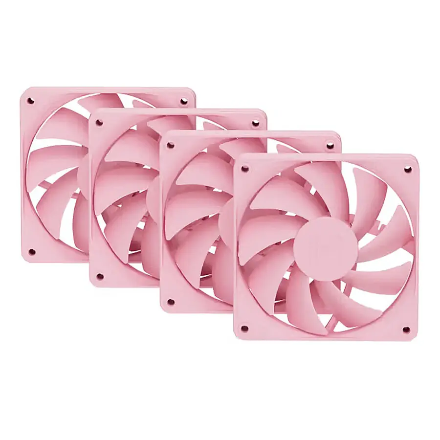 VENTILADOR HYTE FA12 KIT 4X1 120MM STRAWBERRY MILK ROSA FAN-HYTE-FA12-SM-4 12M DE GARANTIA