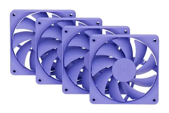 VENTILADOR HYTE FA12 KIT 4X1 120MM TARO MILK LILA FAN-HYTE-FA12-TM-4 12M DE GARANTIA