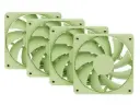 VENTILADOR HYTE FA12 KIT 4X1 120MM MATCHA MILK VERDE FAN-HYTE-FA12-MM-4 12M DE GARANTIA