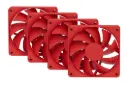 VENTILADOR HYTE FA12 KIT 4X1 120MM WILD CHERRY ROJO FAN-HYTE-FA12-RR-4 12M DE GARANTIA