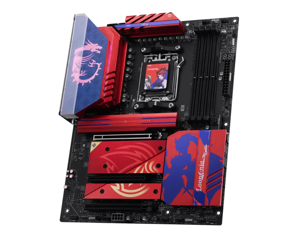 MOTHER AMD B850 AM5 MSI MLG EDITION 4xDDR5 192GB ATX B850 MLG EDITION 12M DE GARANTIA