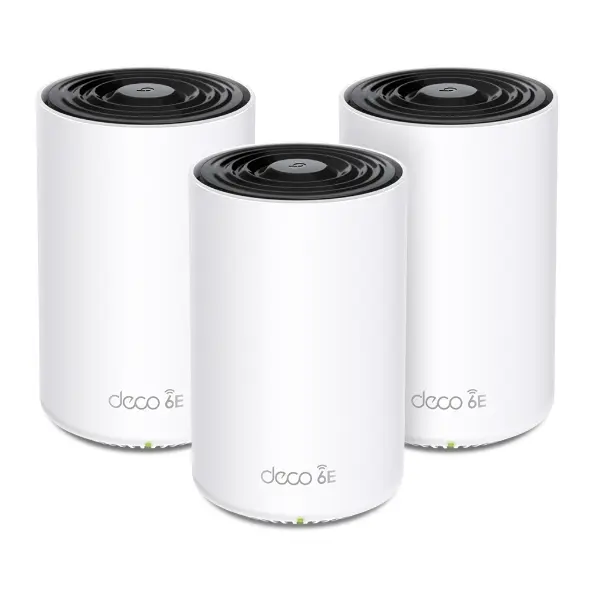 ROUTER TPLINK MESH DECO XE75 3 PACK TRIPLE BANDA WIFI 6E AXE5400 12M DE GARANTIA