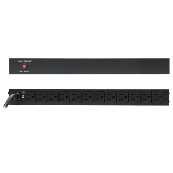 REGULADOR 120VA CYBERPOWER PDU SALIDA NEMA 5-15R x12C PDU15B12R 12M DE GARANTIA