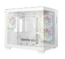 GABINETE DEEPCOOL CG330 3F WH BLANCO M-ATX S/FUENTE R-CG330-WHNGM3-G 12M DE GARANTIA