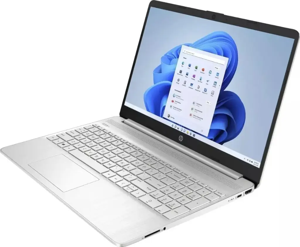 LAPTOP HP CORE I3 N305 256GB SSD 8GB DDR4 15.6 FHD TEC/ING W11H PLATA 15-FD0133WM B4KT4UA 12M DE GARANTIA
