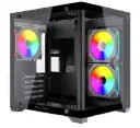 GABINETE BALAM RUSH TANK GLOW MAX 3900 NEGRO MATX RGB C/TEMPLADO S/FUENTE BR-943857 3M DE GARANTIA
