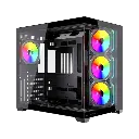 GABINETE BALAM RUSH TANK CORE ULTRA GM925 NEGRO ATX ARGB C/TEMPLADO S/FUENTE BR-943833 3M DE GARANTIA