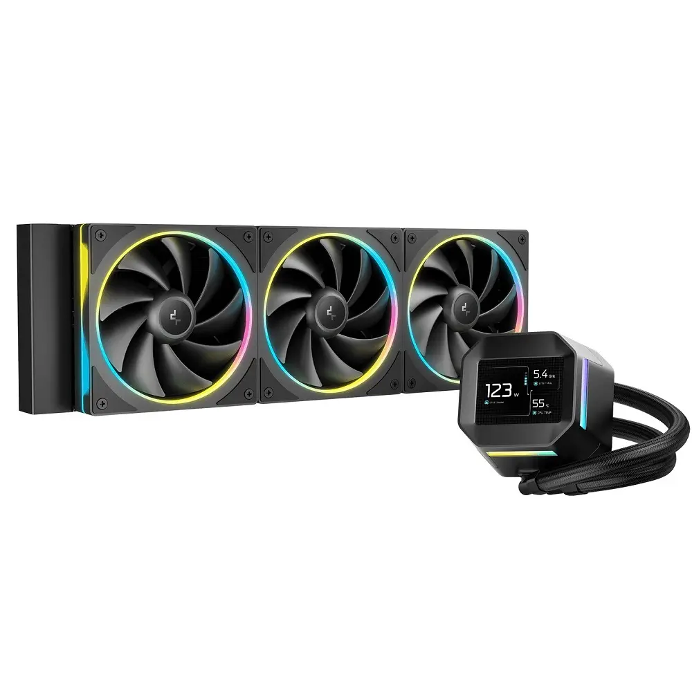 ENFRIAMIENTO DEEPCOOL LM360 NEGRO ARGB 360MM LGA1851/AM5 R-LM360-BKDMMC-1 12M DE GARANTIA