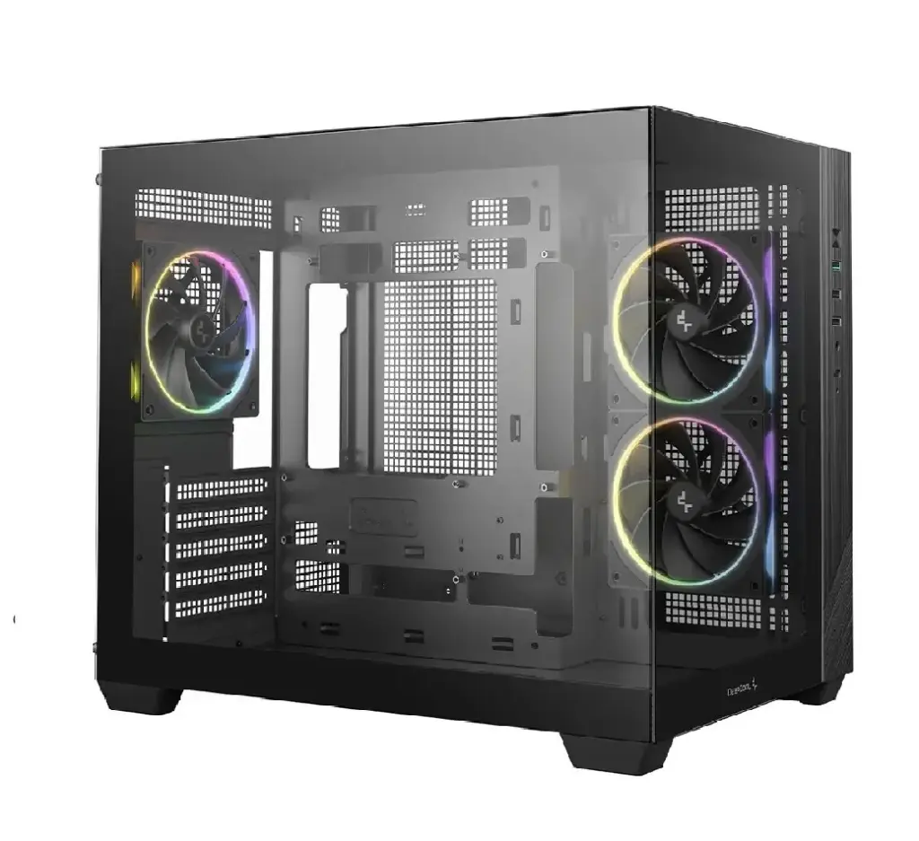 GABINETE DEEPCOOL CG330 3F NEGRO M-ATX S/FUENTE R-CG330-BKNGM3-G 12M DE GARANTIA