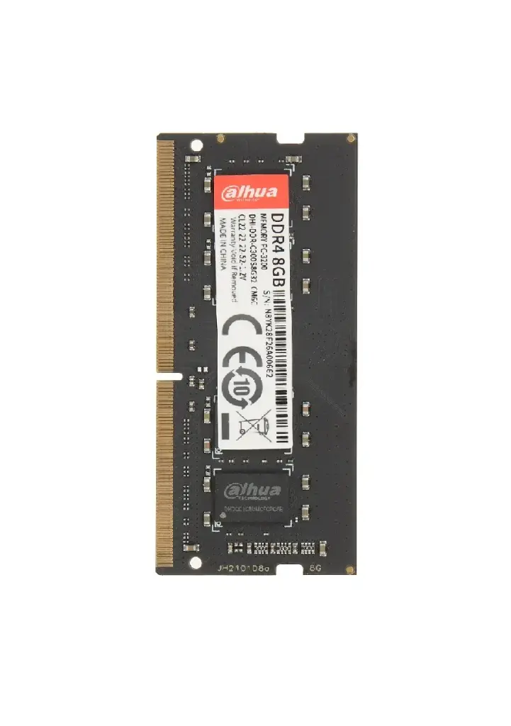RAM DAHUA C300 SODDR4 LAP 8GB 3200 NEGRO DDR-C300S8G32 12M DE GARANTIA