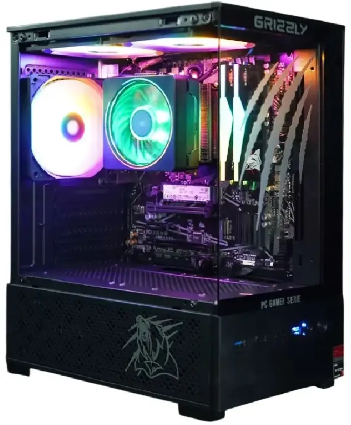 PC GAMER GRIZZLY AMD RYZEN 7 5700G RAM 32 GB SSD M.2 1 TB WIFI BT PCG-AMD091 UN AÑO DE GARANTIA