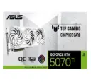 TARJETA DE VIDEO NVIDIA GEFORCE RTX5070TI 16GB OC GDDR7 ASUS TUF GAMING BLANCA 90YV0MD3-M0AA00 12M DE GARANTIA